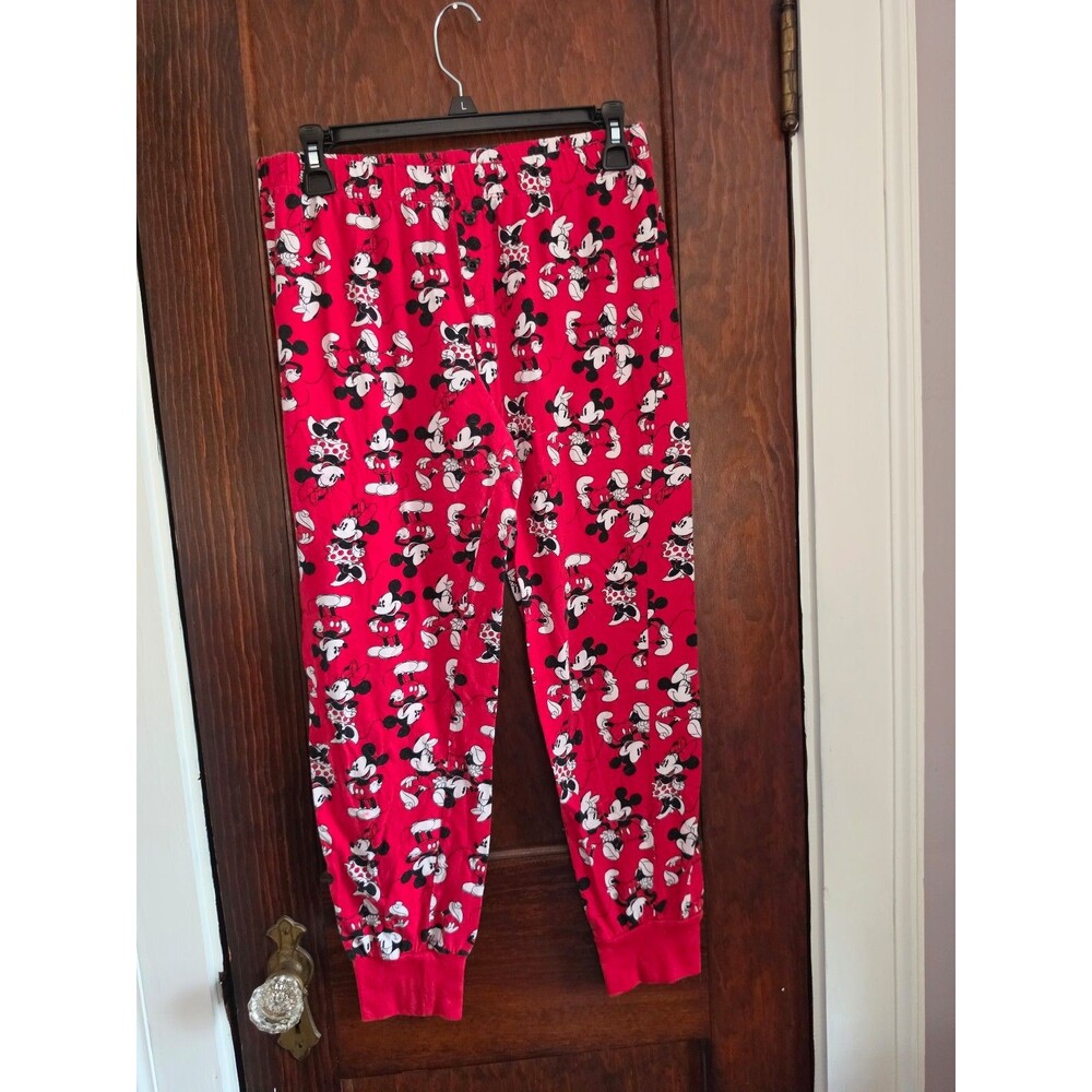 Red Mickey Mouse Pajama Pants Women's